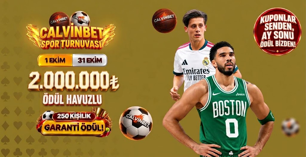 Calvinbet 2.000.000₺ Ödüllü Spor Turnuvası!